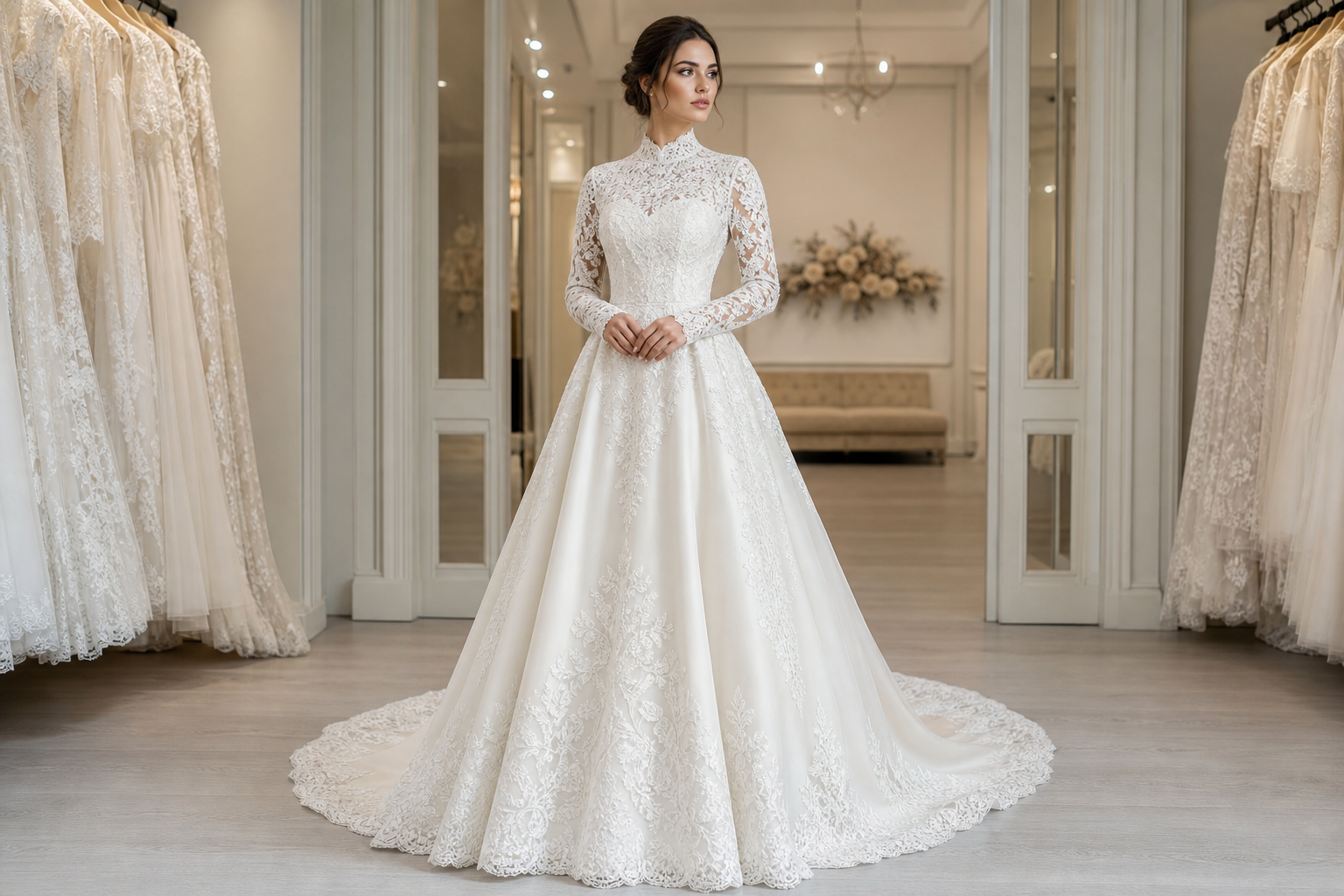 Long Sleeve Bridal Gowns: 12 Couture Styles for Modest Brides